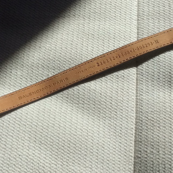 Balenciaga silver leather triple wrap bracelet - Picture 3 of 3